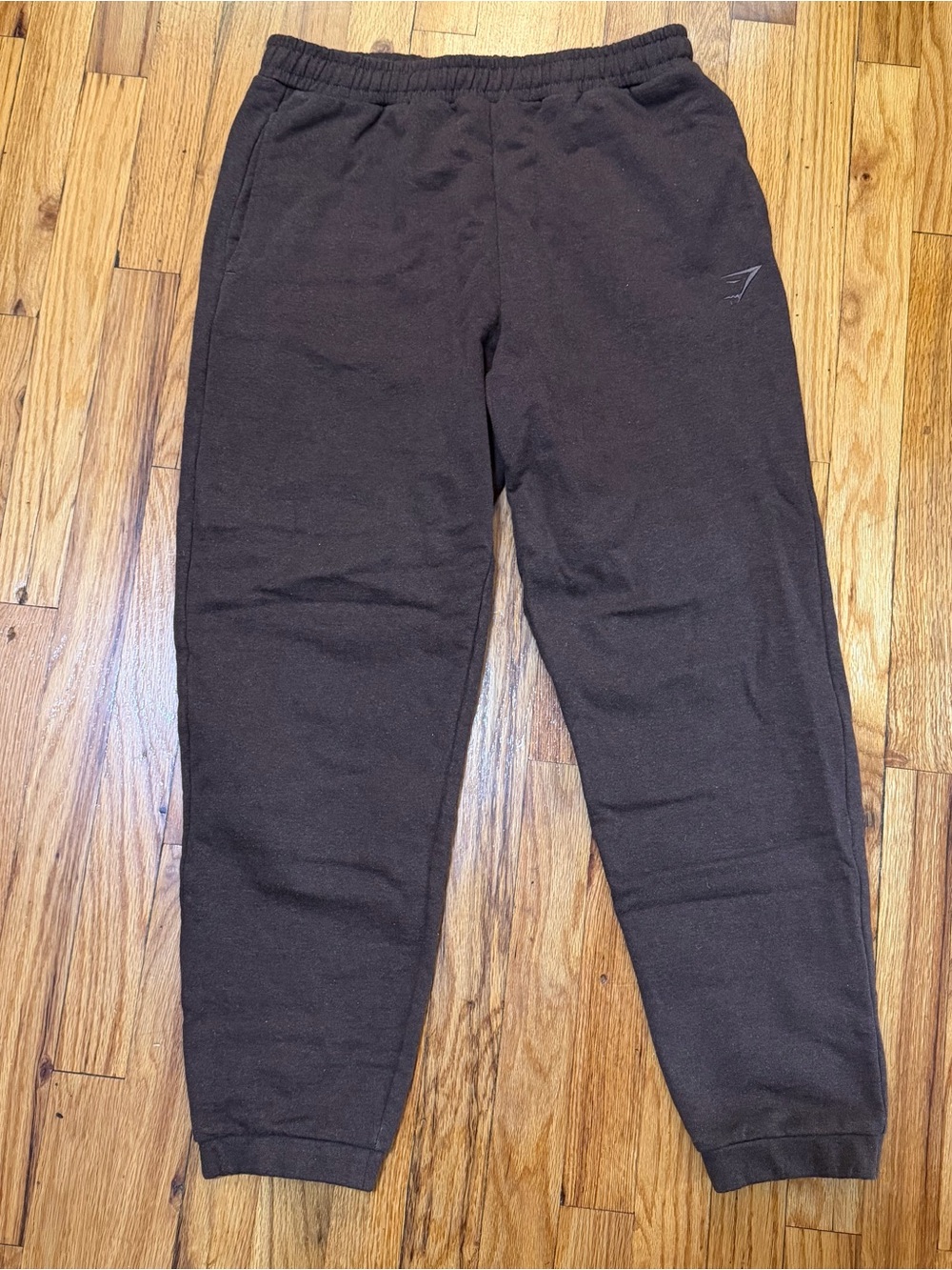 Gymshark Brown Drawstring Jogger Sweatpants Size Medium